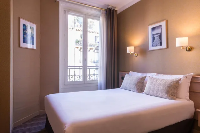 غرفة بسرير مزدوج، Hotel Paris France 3/4