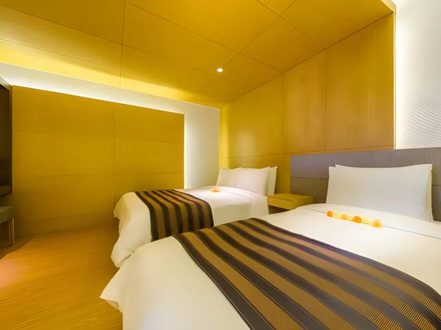 غرفة قياسية بسريرين منفصلين بدون إطلالة، Stanford Hotel and Resort Jeju 1/2