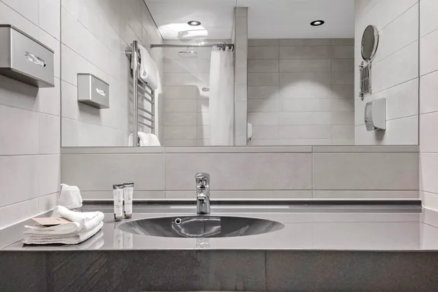 غرفة عائلية بسرير مزدوج مع أريكة، Hotel Svendborg 5/5