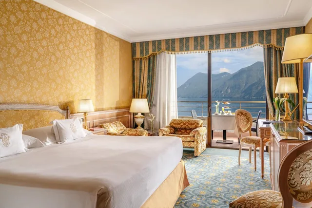 غرفة ديلوكس تنفيذية مزدوجة بإطلالة على البحيرة، Hotel Splendide Royal Lugano 1/6