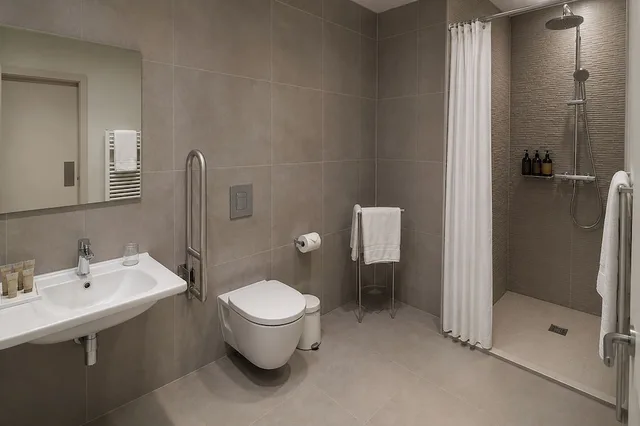 جناح بسريرين منفصلين في الطابق الأرضي، Droushia Heights Hotel 6/6