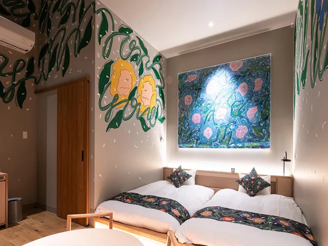 Art, Deluxe, Twin Beds، REF Okinawa Arena by VESSEL HOTELS 1/2