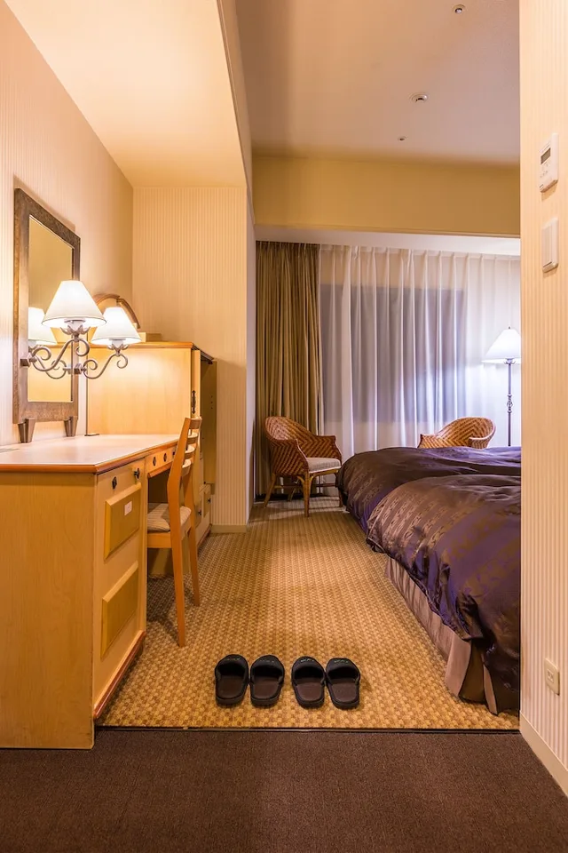 غرفة بسريرين منفصلين، Hotel Resol Sapporo Nakajimakouen 1/3