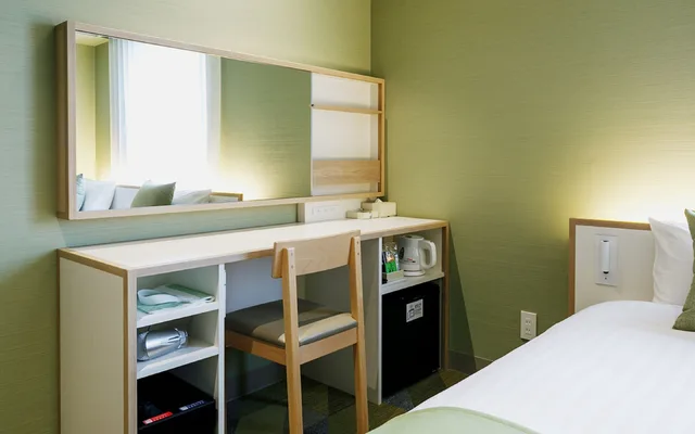 غرفة سوبيريور بسريرين منفصلين مع أريكة، Fukuoka U-Bell Hotel 4/4