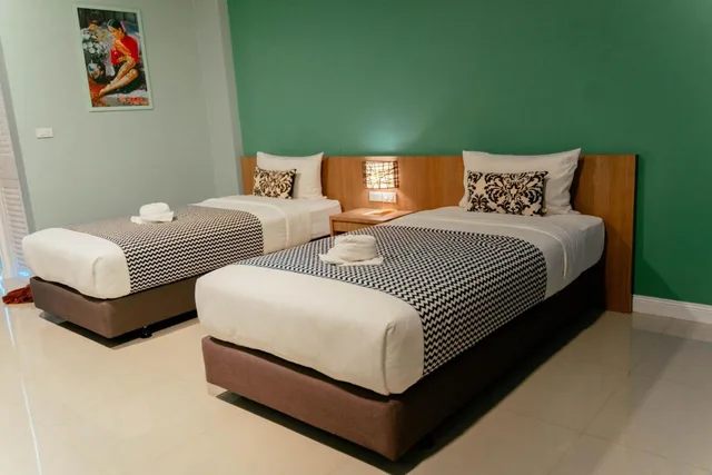 غرفة قياسية بسريرين منفصلين، It Me Keawanong Hotel 5/10
