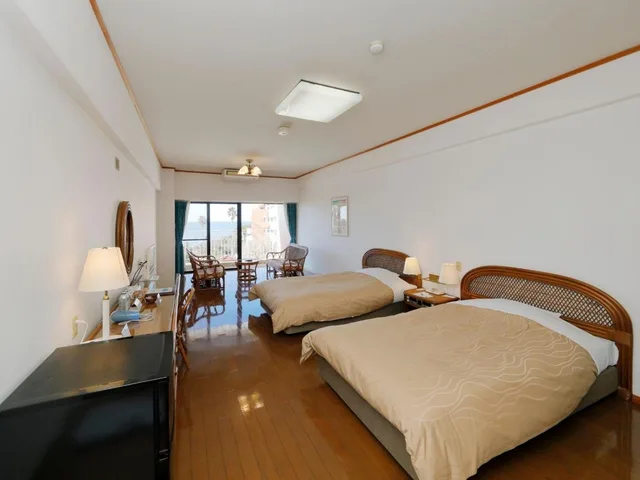 غرفة قياسية بسريرين منفصلين، Resort Hotel Umibeno Kajuen 1/4