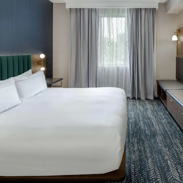 جناح بسرير كينج بغرفة نوم واحدة مع أريكة لذوي الإعاقة، DoubleTree Suites by Hilton Hotel Mt. Laurel 3/9
