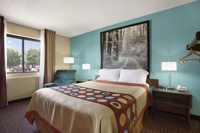 غرفة بسرير كوين لذوي الإعاقة، Super 8 By Wyndham Carbondale 1/1