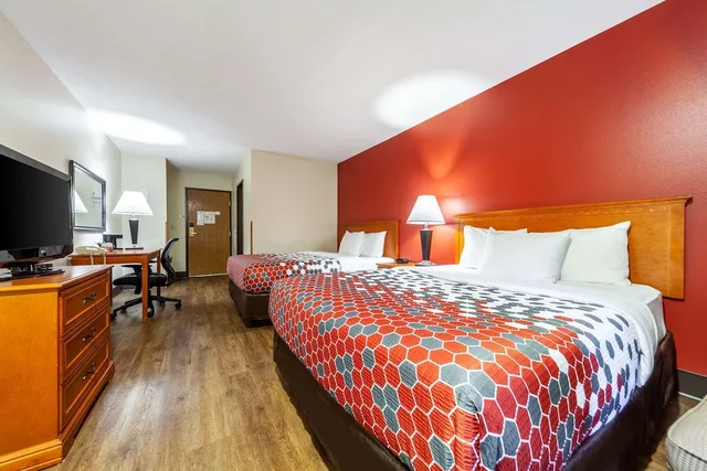 غرفة قياسية بسريرين كوين، Econo Lodge Sioux Center 1/3