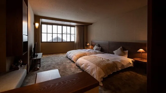 غرفة سوبيريور بسريرين منفصلين في المبنى الرئيسي، Asahidake Onsen Yumoto Yukomansou 1/1