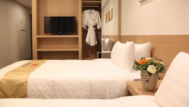 غرفة بسريرين منفصلين تُحدَّد عند الوصول، Hotel Skypark Dongdaemun 1 1/1