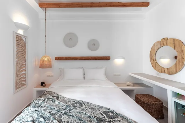 غرفة ديلوكس بسرير كوين بإطلالة على البحر، Bohemian Luxury Boutique Hotel - Adults Only 4/7