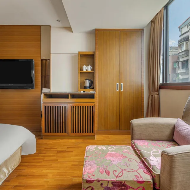 غرفة كلاسيكية بسرير مزدوج، Guide Hotel Taipei Bade 5/10