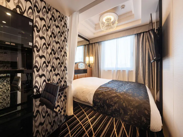 غرفة بسرير مزدوج بإطلالة، Apa Hotel Pride Kokkaigijidomae 1/2