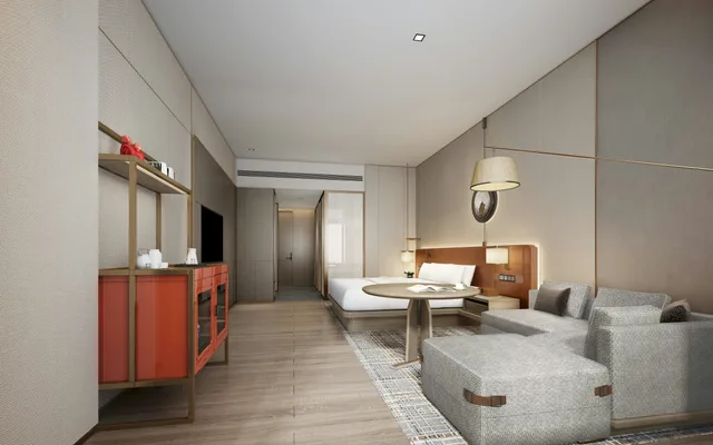 غرفة تنفيذية بسرير كينج، DoubleTree by Hilton Jiangxi Fuzhou 3/4