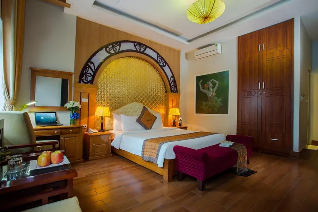 غرفة عائلية بسرير مزدوج وسرير فردي، Vong Xua Hotel 1/1