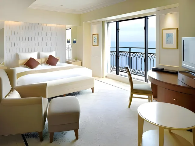 جناح جونيور ديلوكس بسريرين منفصلين، Hotel Okura Tokyo Bay 2/2
