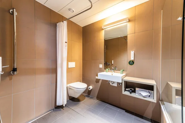 غرفة بسرير فردي لذوي الإعاقة، B&B Hotel Lausanne Crissier 8/8