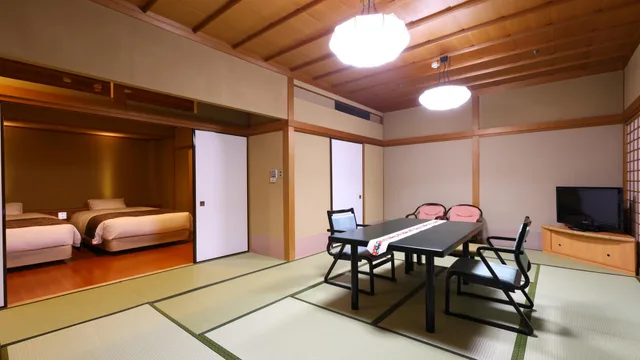 Japanese Western, Mountain View, Indoor Bath, Main Building، Tsubaki 1/1
