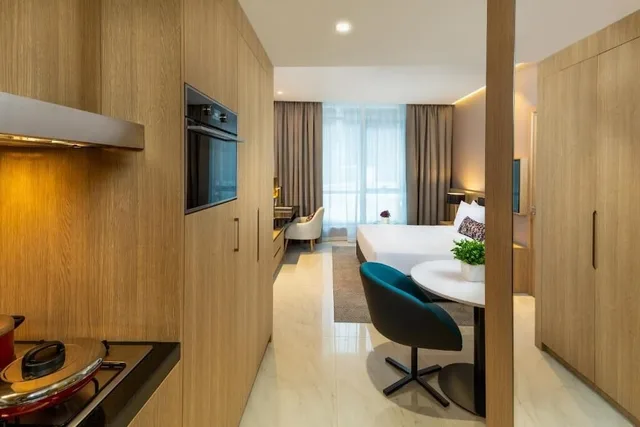 جناح بريميوم بسرير كينج بمطبخ، Millennium Place Mirdif 3/4