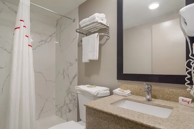 جناح بسرير كينج مع أريكة، Red Roof Inn Suites Brunswick I 95 8/8