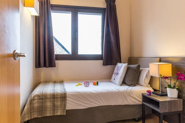 شقة بسرير فردي بغرفتي نوم مع أريكة، Andorra Pas de La Casa Princesa 3/6