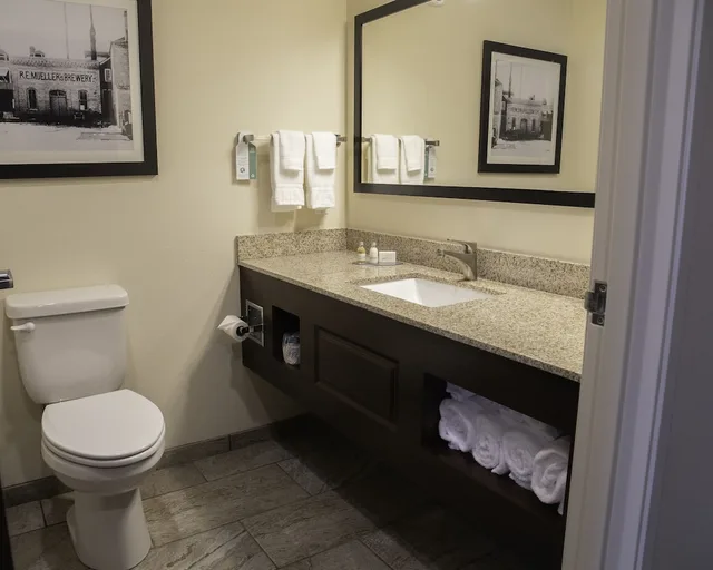 جناح بسرير كينج بإطلالة على البحيرة مع أريكة، Cobblestone Hotel & Suites - Two Rivers 3/4