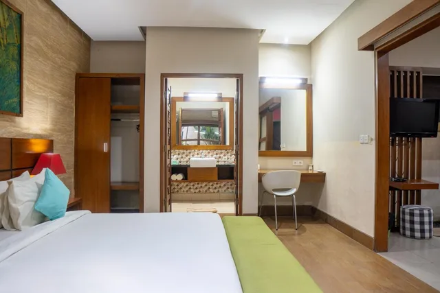 شقة ديلوكس بسرير كينج بإطلالة على الحديقة بغرفة نوم واحدة، The Green Zhurga Suites 2/10