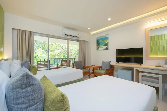 غرفة سوبيريور بسريرين منفصلين بإطلالة على الحديقة، The Green Park Resort 5/8