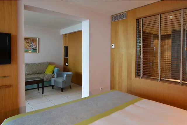 جناح بسرير كينج بإطلالة على البحر مع أريكة، Hotel Dolce Vita 4/9