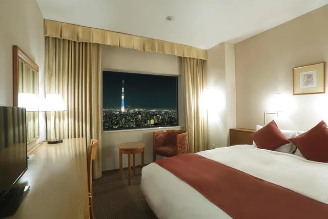 Sky, Tree, Premium, Double Bed, with View، Daiichi Hotel Ryogoku 2/5
