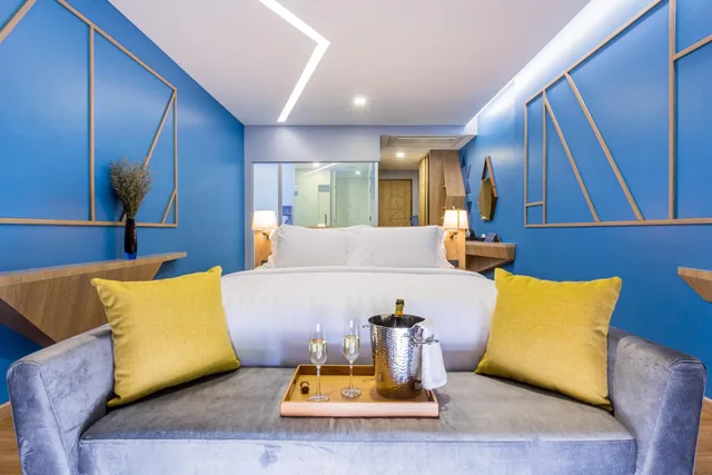 غرفة بريميير بسرير مزدوج بإطلالة على الحديقة، Bluesotel Smart Krabi Aonang Beach Adults Only 1/1