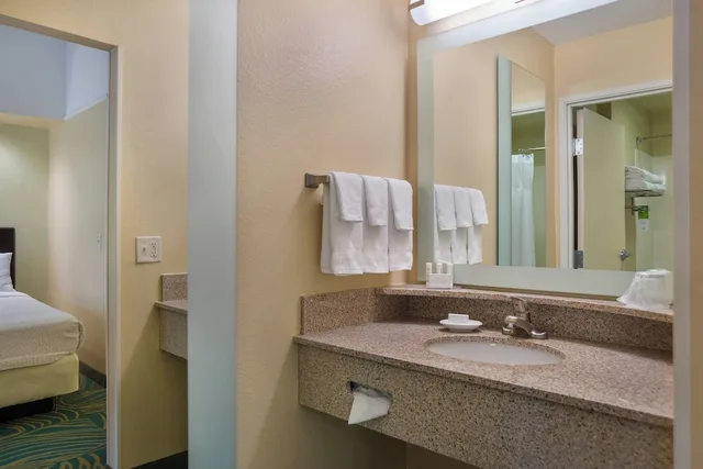جناح بسريرين مزدوجين مع سرير سحّاب إضافي لذوي الإعاقة، SpringHill Suites by Marriott St. Petersburg Clearwater 2/2