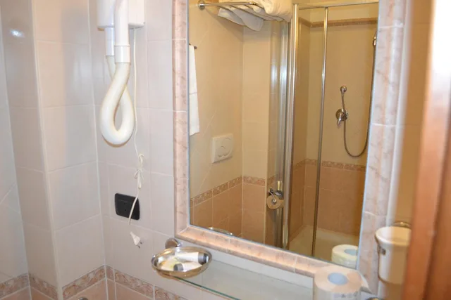 غرفة بسرير مزدوج أو سريرين منفصلين، Dipendenza Hotel Galileo 9/9