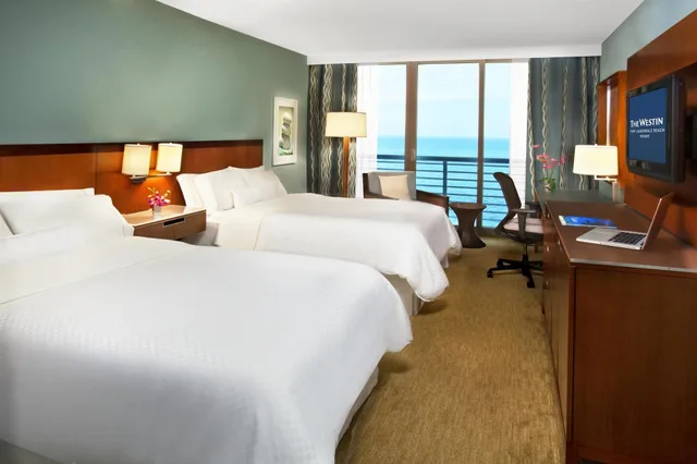 غرفة بسريرين مزدوجين بإطلالة على البحر، The Westin Fort Lauderdale Beach Resort 1/2