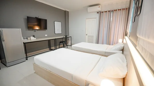 غرفة ديلوكس ركنية بسريرين مزدوجين، Boonsiri Boutique Hotel 1/4