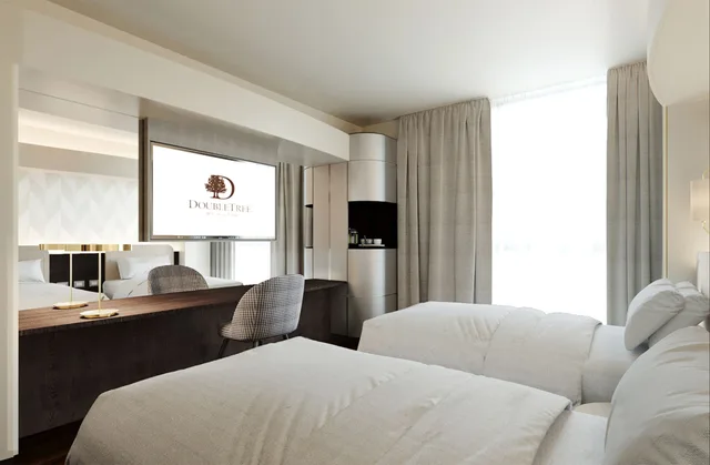 غرفة سوبيريور مفردة بسرير مزدوج، DoubleTree by Hilton Milan Malpensa 4/5
