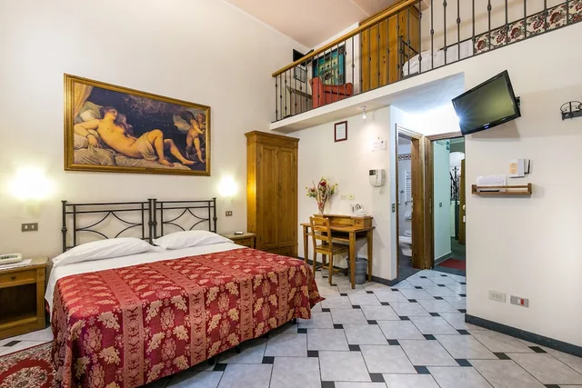 غرفة رباعية بأربعة أسرّة بغرفة نوم واحدة، Hotel Collodi 1/3