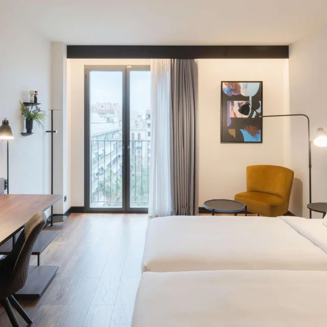 غرفة بريميوم بسرير فردي، Radisson Blu 1882 Hotel Sagrada Familia Barcelona (ex. Hotel Barcelona 1882) 2/3