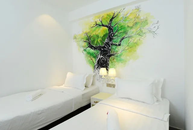 Art, Twin Beds, No Window، Hotel De Art Usj 21 4/5