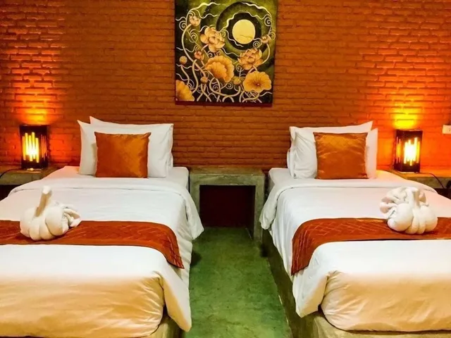Standard, Double or Twin Bed, Garden View, Villa De Bua Resort And Spa At Nan 3/4