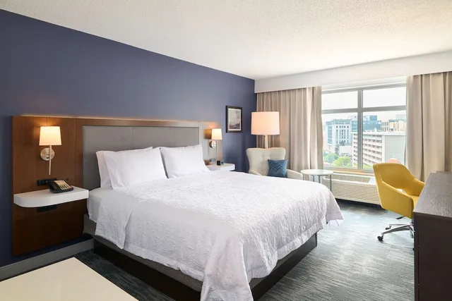 غرفة بسرير كينج بإطلالة على المدينة، Hampton Inn Washington Downtown Convention Center 1/3