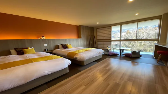 غرفة يابانية غربية عصرية بإطلالة على النهر، Hotel Miyama 1/1