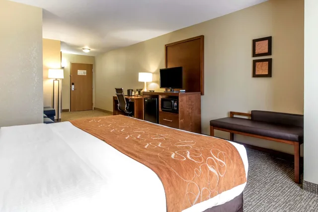 جناح بسرير كينج مع أريكة، Comfort Suites Johnson Creek Conference Center 1/7