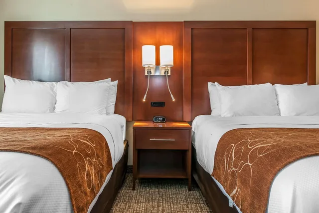 غرفة بسريرين كوين، Comfort Suites Rensselaer Near Fair Oaks 6/6