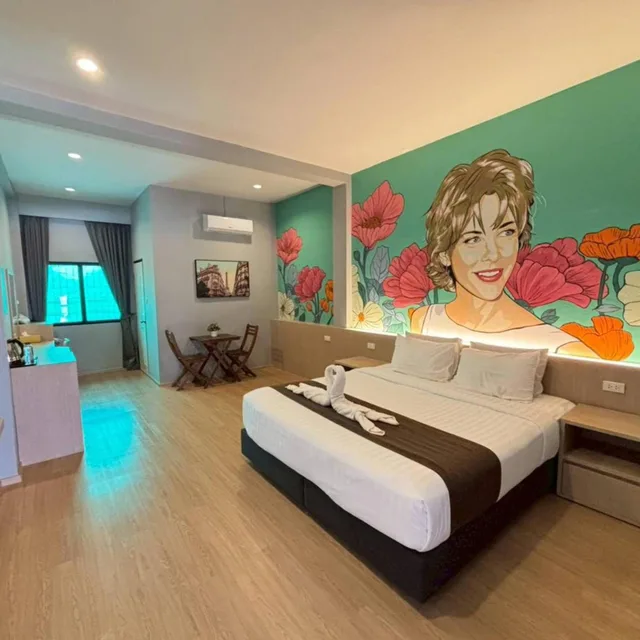 غرفة بسرير كوين بإطلالة على الحديقة، TARNSIRI Boutique Resort 5/10