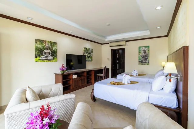 Deluxe Room Poolside (Twin)، Thai Garden Resort 6/10