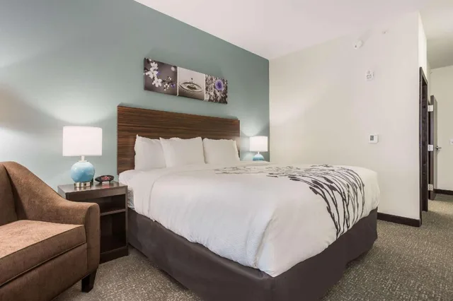 غرفة بسرير كينج بحوض استحمام لذوي الإعاقة، Sleep Inn & Suites Webb City 2/7