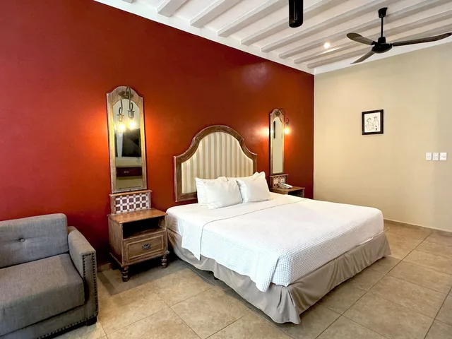 غرفة قياسية بسرير كينج، Casa Zafiro Hotel - Adults Only 3/10