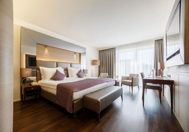 غرفة ديلوكس بإطلالة على الحديقة، Imlauer Hotel Pitter Salzburg 1/2
